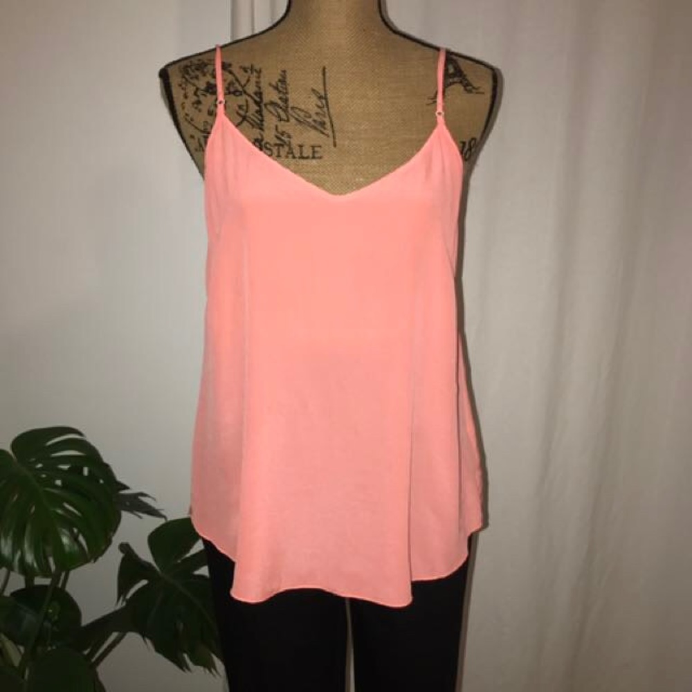 Wilfred Peach Pink Silk-Blend Camisole